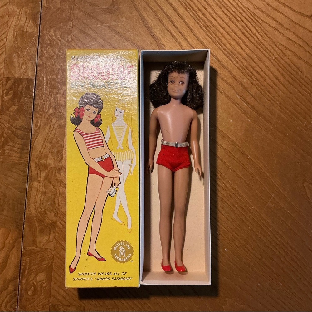 1963 Skooter Doll Brunette #1040